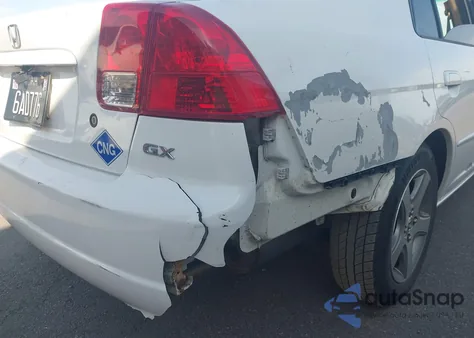 2004 Honda Civic из США, поврежденный, VIN 1HGEN26424L000262